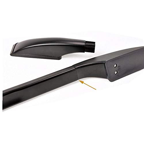 Vocado Car Drill Free Roof Rail With Adhesive Tape For Tata Indica V2 (Black Colour) - Image 5
