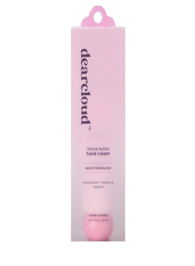 dearcloud Rescue Butter Hand Cream - Ultra Repair for Dry, Cracked Hands, Shea Butter, Vitamin E, and Vitamin F (Peach Honeysuckle) - Image 3