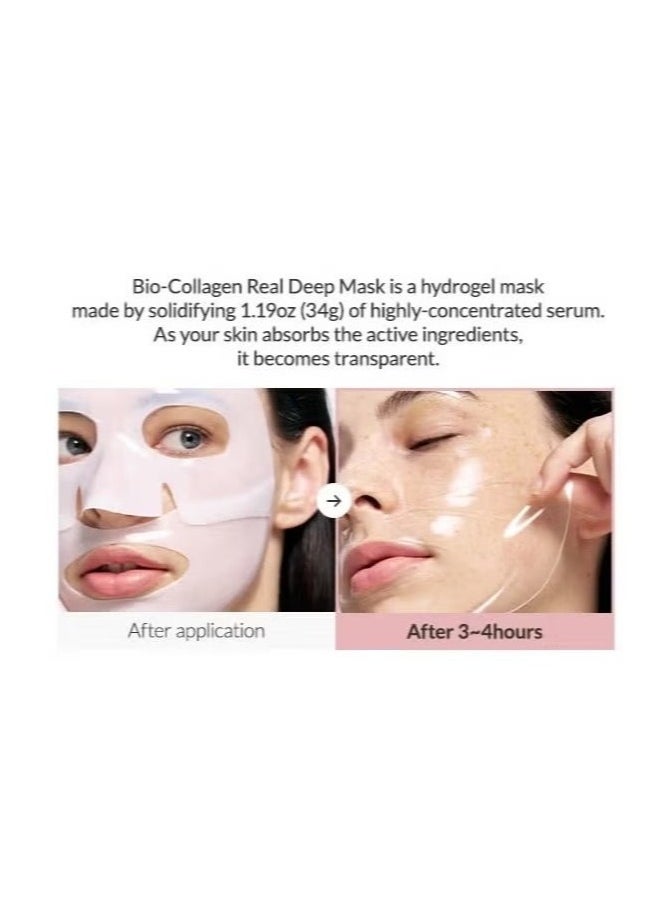 BIODANCE - Bio-Collagen Real Deep Mask, Hydrating Overnight Mask 34g x 4ea - Image 1