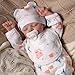 BABESIDE Reborn Baby Dolls Girl 17 Inch Lifelike Handmade Soft Vinyl Baby Doll Real Life Baby Doll with Accessories Gift for Girls Age 3 Pretend Play Collection - Image 3