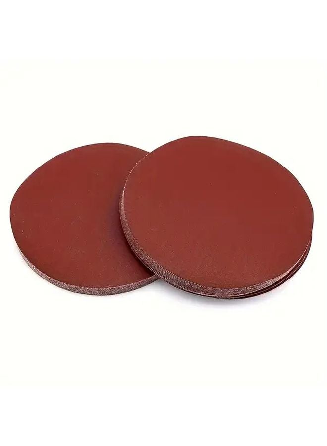 50pcs 150mm 320 Grit Aluminum Oxide Sanding Discs For Woodworking Drilling Polishing - Image 5