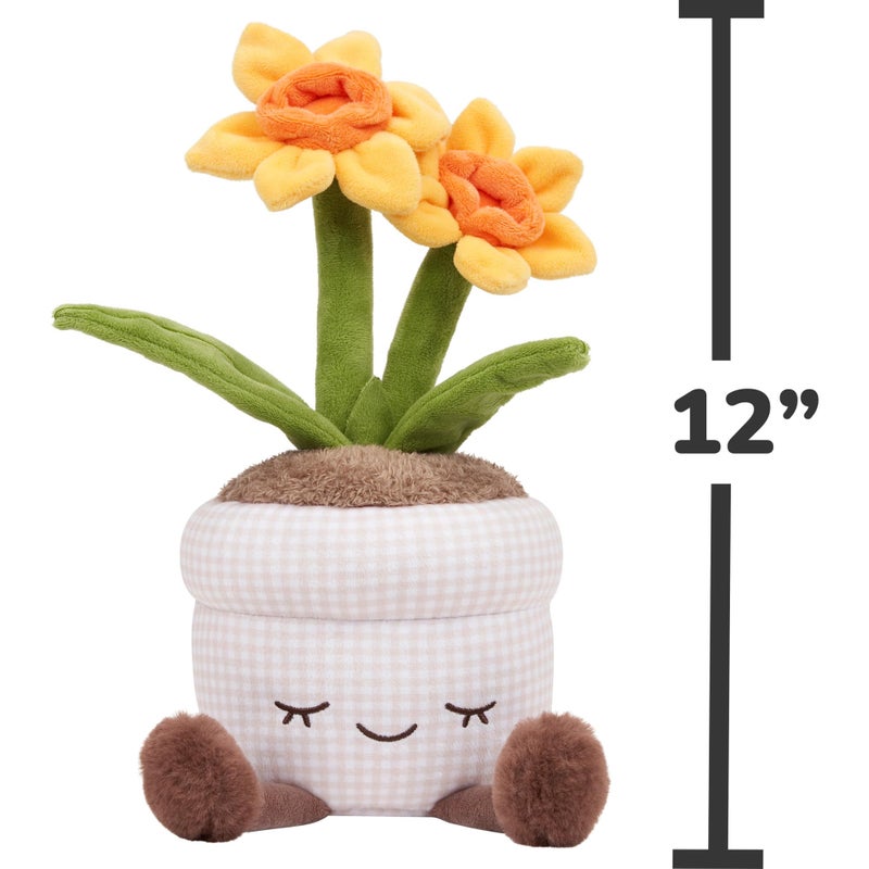 RUSS Greenhouse by Russ 12-Inch Easter Daffodil Plush - Seasonal Official Jazwares Plush - Ages 3+ - Image 4