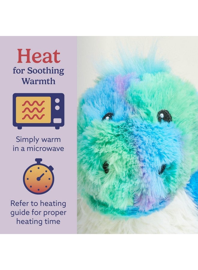 warmies Junior Microwavable & Weighted Stuffed Animals, Rainbow Dinosaur - Heated Stuffed Animal Plushie for Warmth & Comfort - Soft Plush Toys for Adults & Children (Boys, Girls, Babies & Toddlers) - Image 4