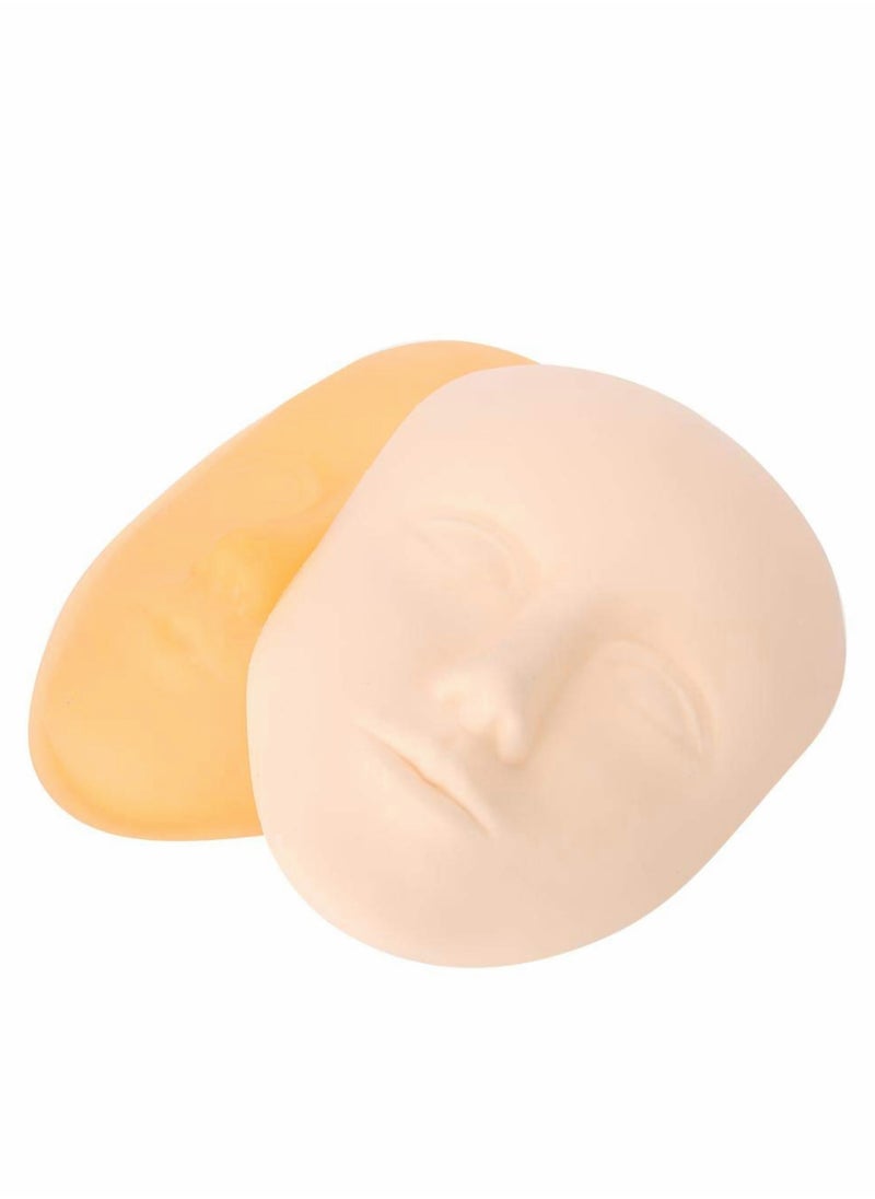 Generic - 3D Silicone Mannequin Head for Makeup Training - Soft Rubber Support for Microblading, Eyebrows, Lips, and Eyeliner - Image 1