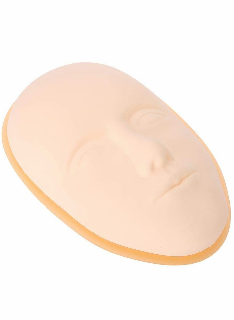 Generic - 3D Silicone Mannequin Head for Makeup Training - Soft Rubber Support for Microblading, Eyebrows, Lips, and Eyeliner - Image 1