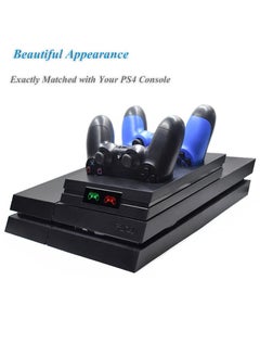 دوبي PS4 تحكم عصا تحكم لاسلكية شاحن مزدوج جهاز شحن ل PS4 لـ بلاي ستيشن 4 سليم برو غمبد  - Image 3