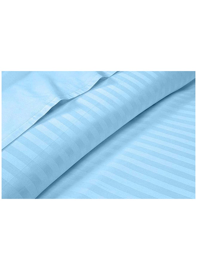 Hotel Collection Hotel Collection Sky Blue Double Flat Sheet with 2 Pillow Cases 220x280 cm  - Image 3