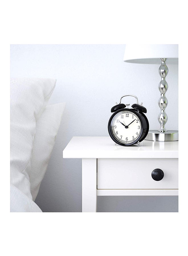 Dekad Steel Alarm Clock Black 10x6x14cm - Image 1