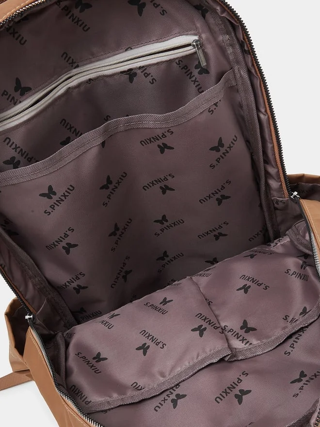 Styli  Styli Solid Backpack with Multi-Pocket for Women | Best Price UAE