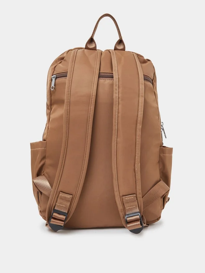 Styli  Styli Solid Backpack with Multi-Pocket for Women | Best Price UAE
