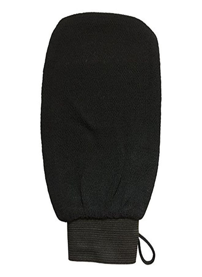 Skinerals - Premium Exfoliator Mitt Padded Microfiber Dead Skin Cell Remover Glove For Tanning Black - Image 1