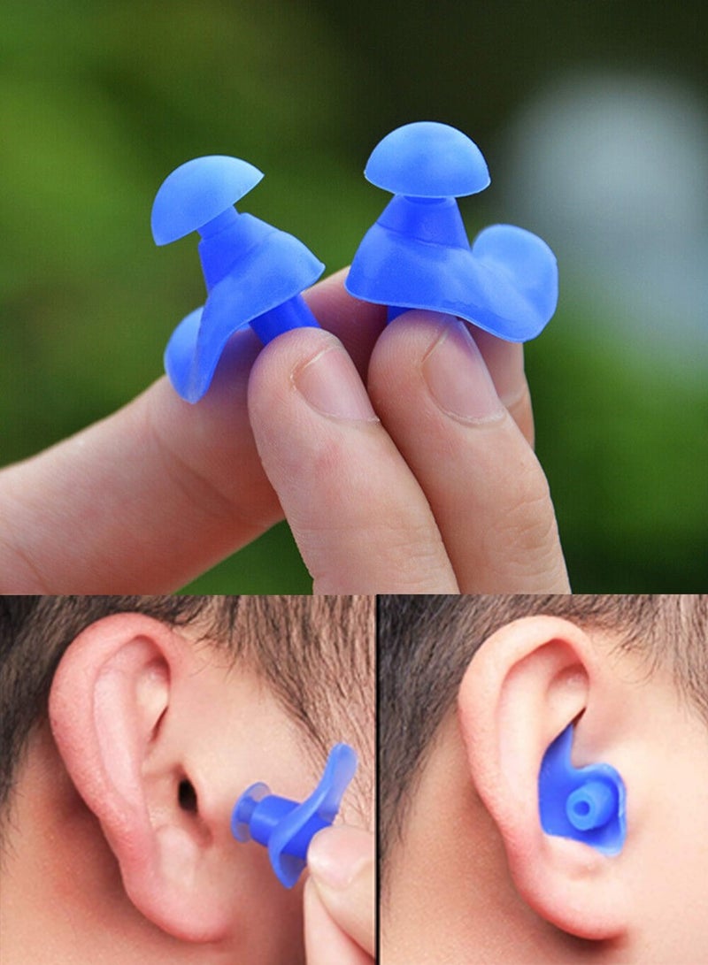 QUTOOB Swimming Kit For Boys and Girls, Silicone Swimming Cap and Earplugs, It Protects Your Ears and Hair from Chlorine, Bacteria, Sand in the Water, For Safe and Secure Swimming and Bathing  - Image 5
