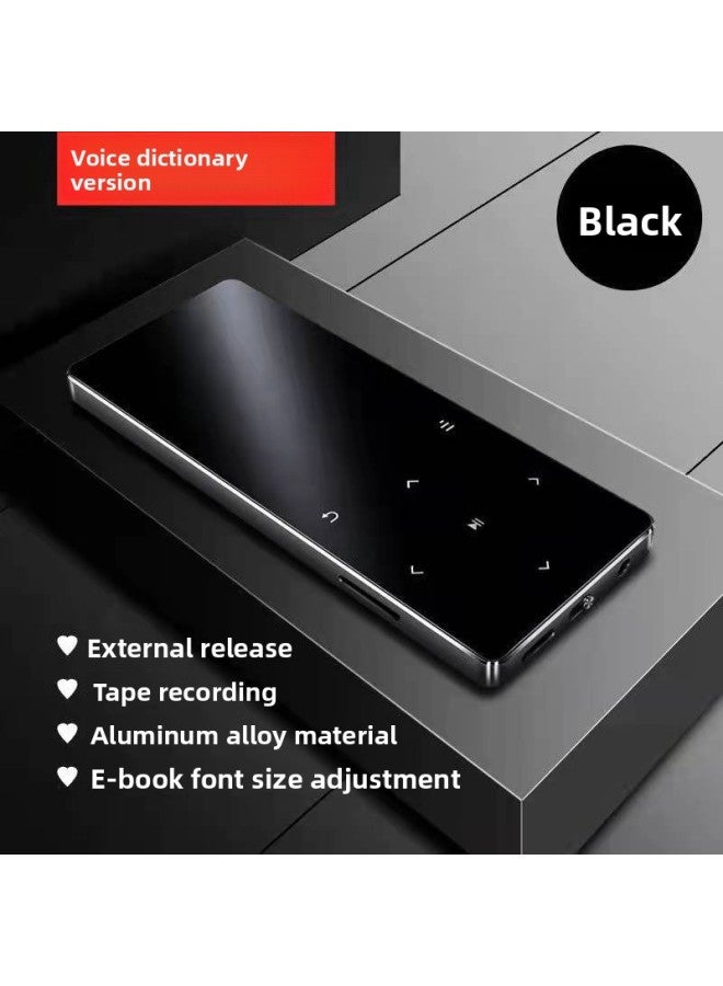 MP3 Player - Bluetooth MP3 Player Touch Screen - Black touch version, 64gb - Portable Music Player, Wireless Walkman, Digital Audio, Student Learning, Mp4 Video Support, Mini HiFi Sound - Image 1