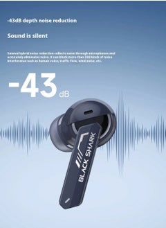 BLACK SHARK Black Shark Joybuds Plus In-Ear Gaming Headphones Wireless Noise Reduction In Ear Comfortable Earphones For Iphone Music Headsets For Enjoyment Color Electric Silver  - Image 5