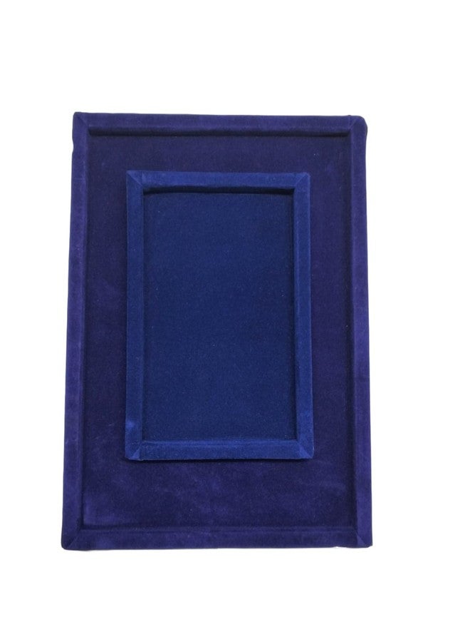 LUCKY STORE Combo Pack of 2 (6 x 9 inch & 10 x 14 Inch) Velvet Tray for Jewellery Display/Jewellery Display Organizer Tray - Image 1