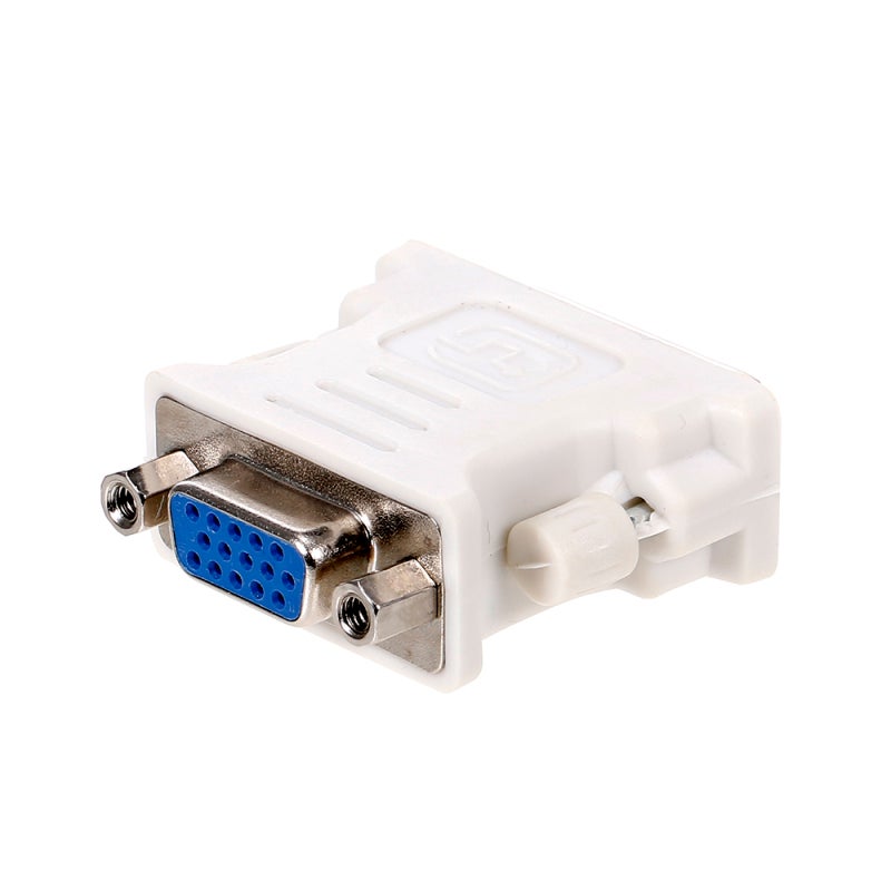 محول من DVI إلى VGA 24+1: جودة صورة بدقة HD 1080P، توصيل وتشغيل سريع، واجهات مطليّة بالذهب - محول أبيض لأجهزة سطح المكتب، أجهزة المحمول، شاشات العرض، أجهزة العرض - Image 5