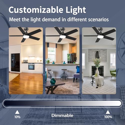 FEKOTS TX028C-S Ceiling Fan Remote Control for Hampton Bay - 3 Speed, Light Dimmer Compatible with TX028C-S, A25-TX028C, A25TX028CS - Image 5