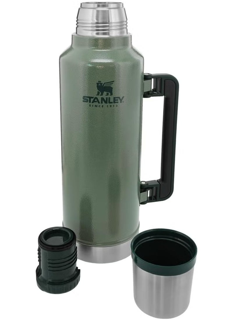 Stanley - Stanley Classic Legendary 1.9L (2.0QT) Green Thermos Bottle – BPA-Free Stainless Steel, Keeps Drinks Hot for 45 Hours and Cold for 40 Hours, Leakproof Lid that Doubles as a Cup, Dishwasher Safe. - Image 1
