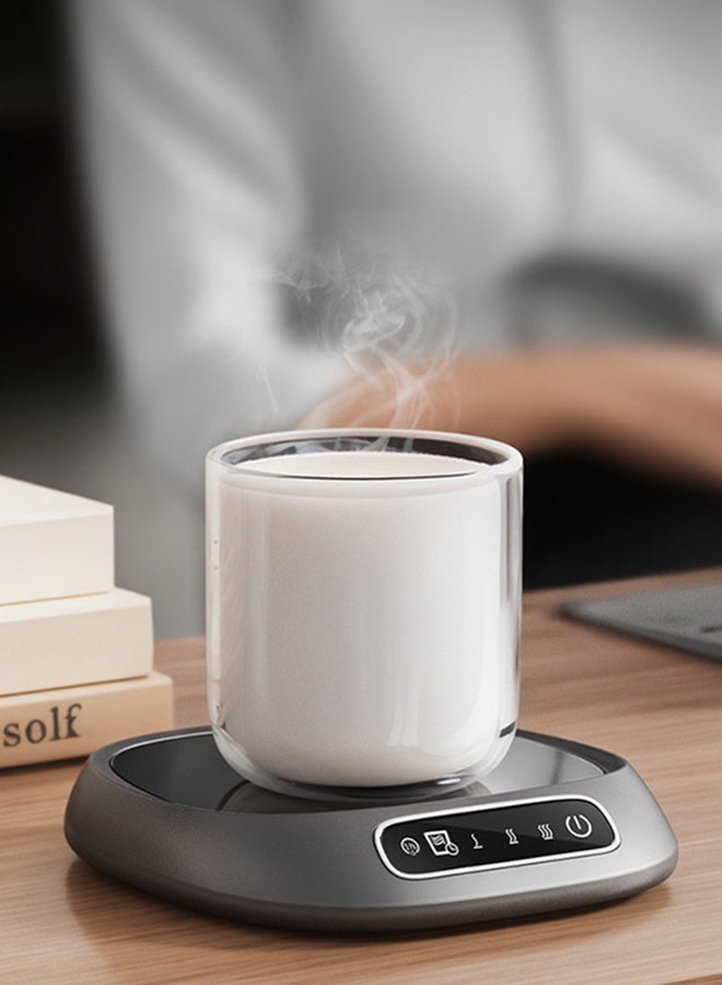 سخان أكواب ذكي، سخان أكواب قهوة محمول، سخان أكواب ترموستاتي للمكتب، 3 مستويات حرارة، زر لمس، قاعدة مانعة للانزلاق - Image 1