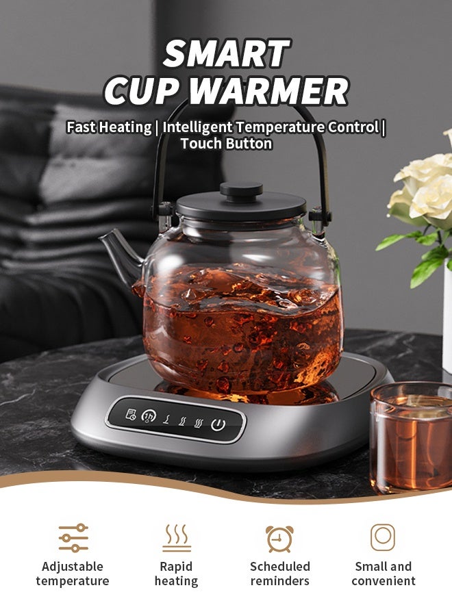 سخان أكواب ذكي، سخان أكواب قهوة محمول، سخان أكواب ترموستاتي للمكتب، 3 مستويات حرارة، زر لمس، قاعدة مانعة للانزلاق - Image 2