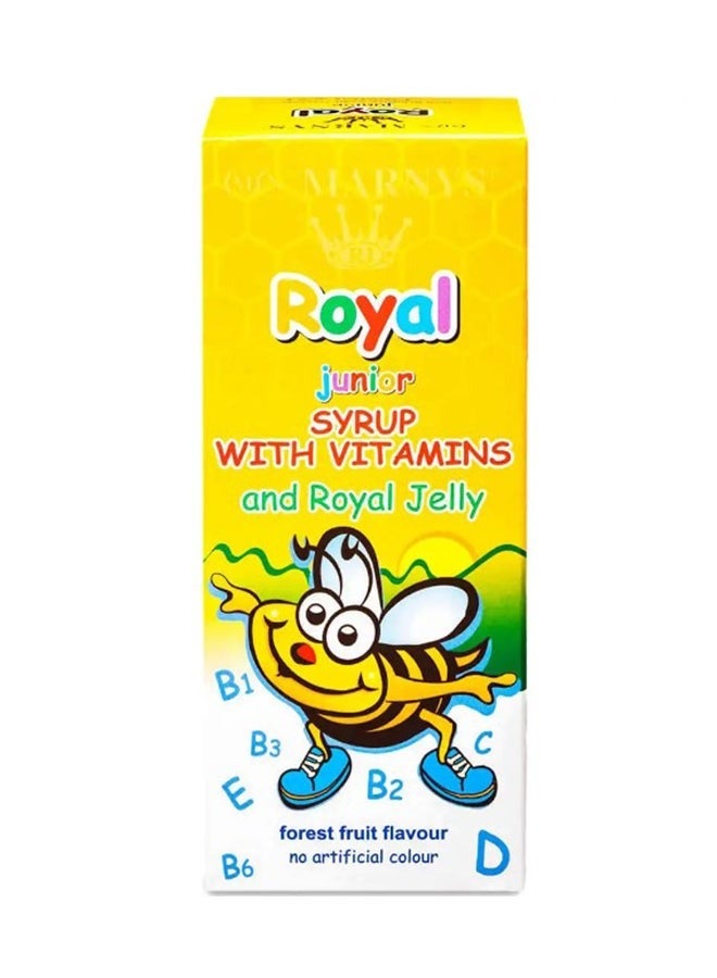 MARNYS ROYAL JUNIOR SYRUP WITH VITAMINS AND ROYAL JELLY 125 ML  - Image 1
