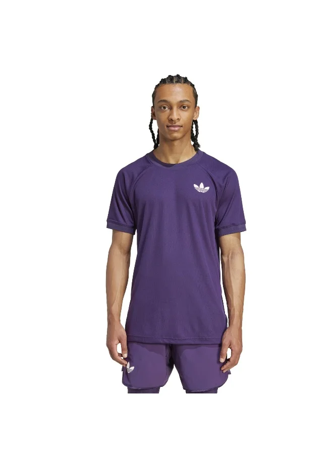 adidas Flft Tee Pro Purple Tennis T-Shirts For Men XS