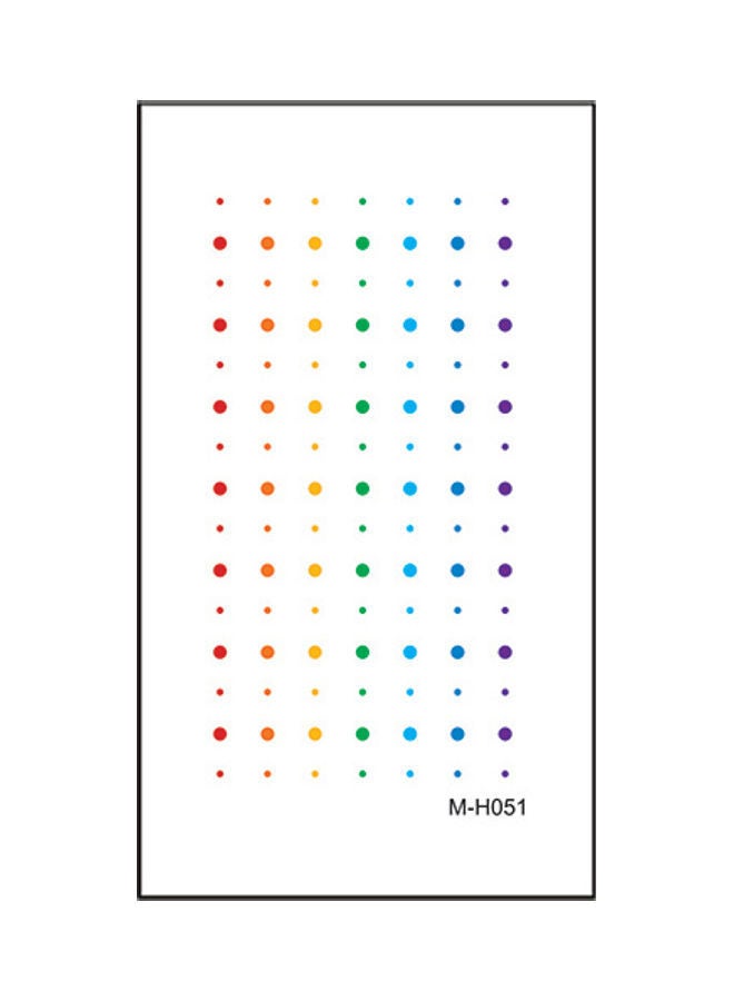 NIBEMINENT Waterproof Fashionable Temporary Tattoo Sticker Multicolour - Image 1