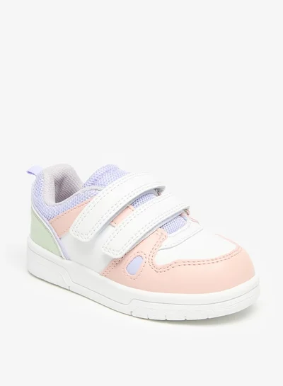 فلورا بيلا من شو إكسبرس Colourblock Sneakers with Hook and Loop Closure