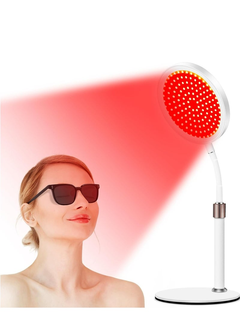 Generic Red Light Lamp for Body at Home,Red Light Therapy for Face, 660nm&850nm Infrared Light Therapy, 3-in-1 Chip Design & Adjustable Gooseneck & 10/20/30 minute Timer,128LEDs Red Light Therapy Lamp for Body - Image 2