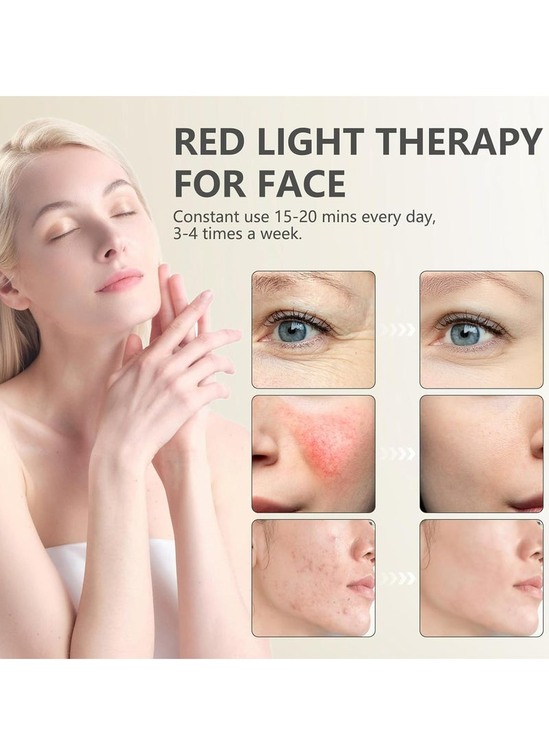 Generic Red Light Lamp for Body at Home,Red Light Therapy for Face, 660nm&850nm Infrared Light Therapy, 3-in-1 Chip Design & Adjustable Gooseneck & 10/20/30 minute Timer,128LEDs Red Light Therapy Lamp for Body - Image 5