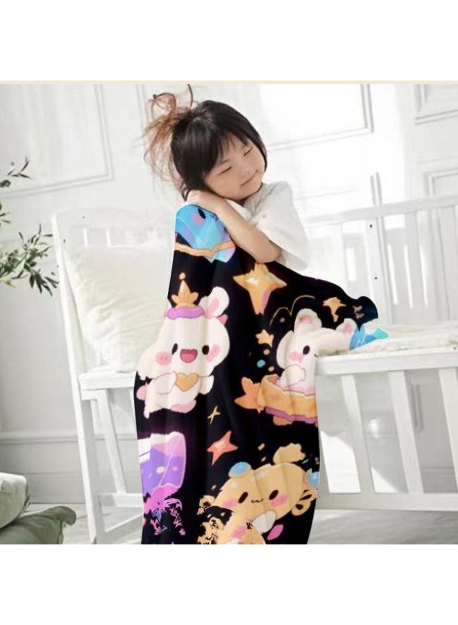 general Flannel thin blanket (warm and comfortable, suitable for sleep, gaming, dust removal and sandproof) 150cm*200cm - 329 - Image 3