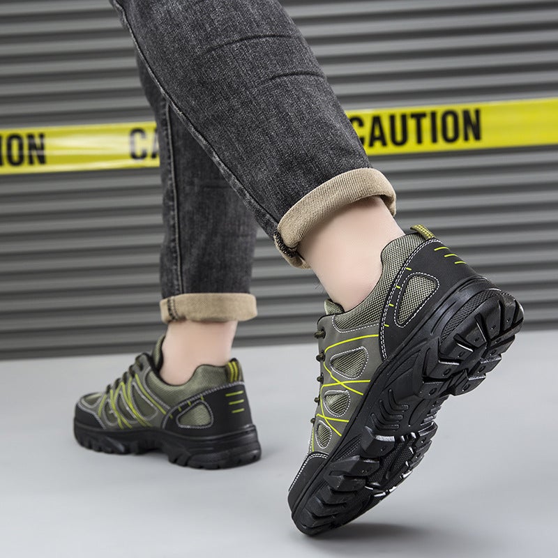Light Casual Shoes Mountaineering Shoes Style Running Sneaker Outdoor Trendy Mesh Men'S Shoes Thick Sole - Image 5