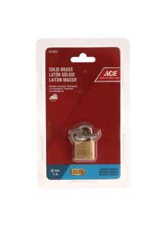 ACE ACE Solid Brass Padlock 20mm 