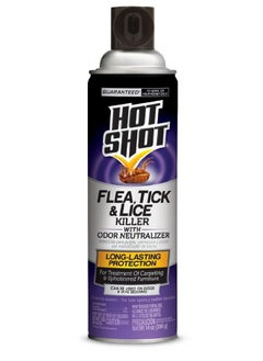 Hot Shot Flea, Tick & Lice Killer With Odor Neutralizer (Aerosol) 14 Oz (1 Pack)  - Image 1