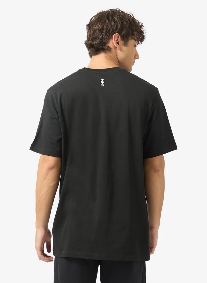 Nike Nba Toronto Raptors Courtside Logo Short Sleeve T-Shirt