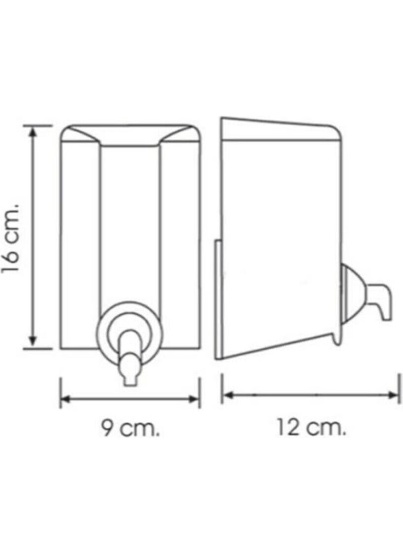 Vialli Vial Foam Soap Dispenser White 500 ml F2 Vial Foam Soap Dispenser  - Image 2