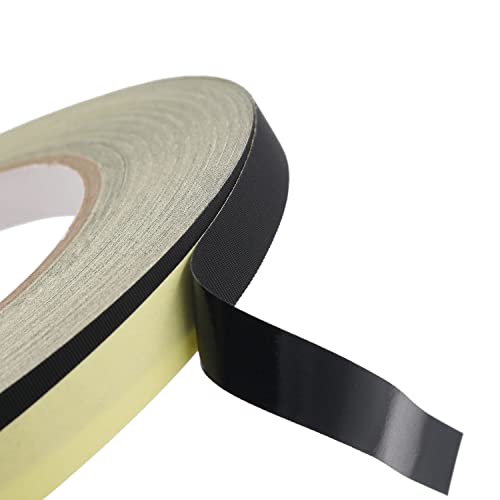 GENNEL Black Electrical Insulating Cloth Tape, 0.3in x 100ft (8mm x 30M) Acetate Fabric Adhesive Tape for Laptop Motor Wire Harness Winding Transformer Stage Guitar Pickup Repair Bookbinding - Image 2