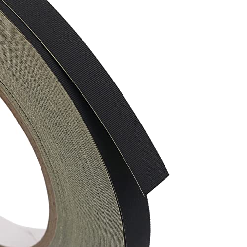 GENNEL Black Electrical Insulating Cloth Tape, 0.3in x 100ft (8mm x 30M) Acetate Fabric Adhesive Tape for Laptop Motor Wire Harness Winding Transformer Stage Guitar Pickup Repair Bookbinding - Image 4