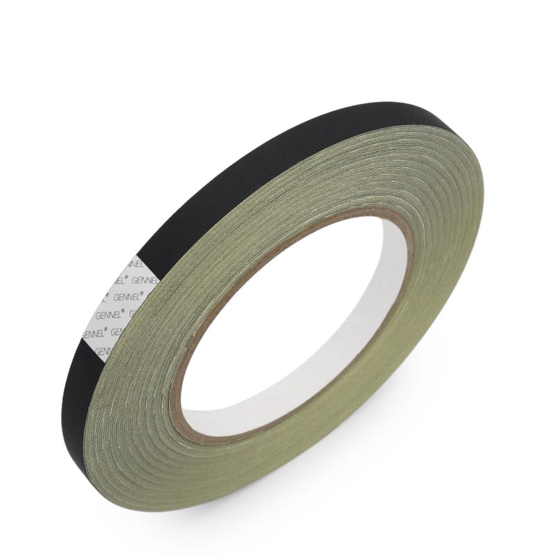 GENNEL Black Electrical Insulating Cloth Tape, 0.3in x 100ft (8mm x 30M) Acetate Fabric Adhesive Tape for Laptop Motor Wire Harness Winding Transformer Stage Guitar Pickup Repair Bookbinding - Image 5