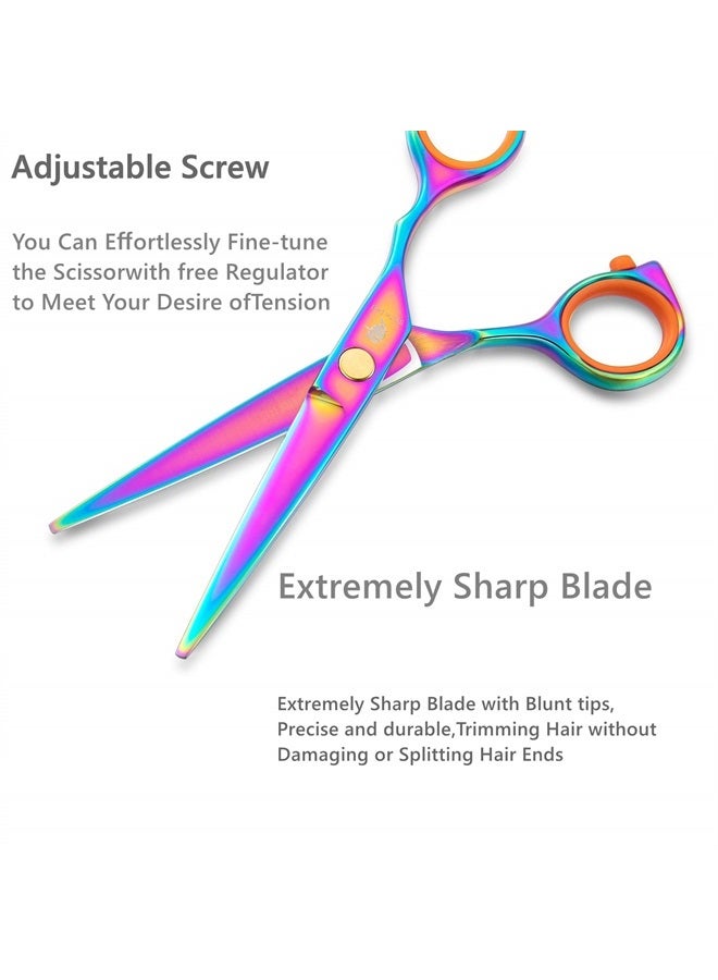 SMITH CHU 5.5" Professional Barber Hair Shears Cutting Scissors Salon Hairdressing Razor - Image 2