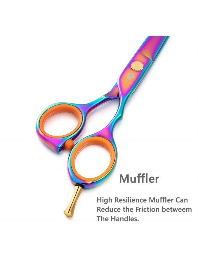 SMITH CHU 5.5" Professional Barber Hair Shears Cutting Scissors Salon Hairdressing Razor - Image 3