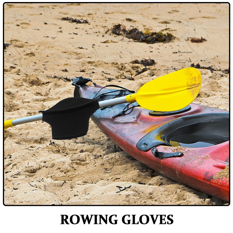 1Pair Splash Proof Kayak Fishing Gloves with Reinforced Palm for Blister Prevention - Image 3