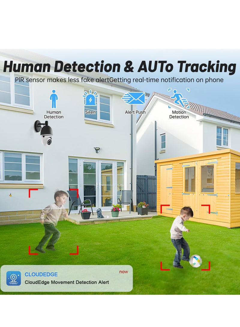 SHENYU 2 Pack Dual Light Night Vision Monitor Smart Home Surveillance Cameras Wireless WiFi 2 Million Pixels Security Camera Indoor with Remote Viewing, Electronics Remote Contro Electronics - Image 4