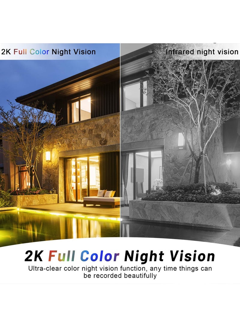 SHENYU 2 Pack Dual Light Night Vision Monitor Smart Home Surveillance Cameras Wireless WiFi 2 Million Pixels Security Camera Indoor with Remote Viewing, Electronics Remote Contro Electronics - Image 5