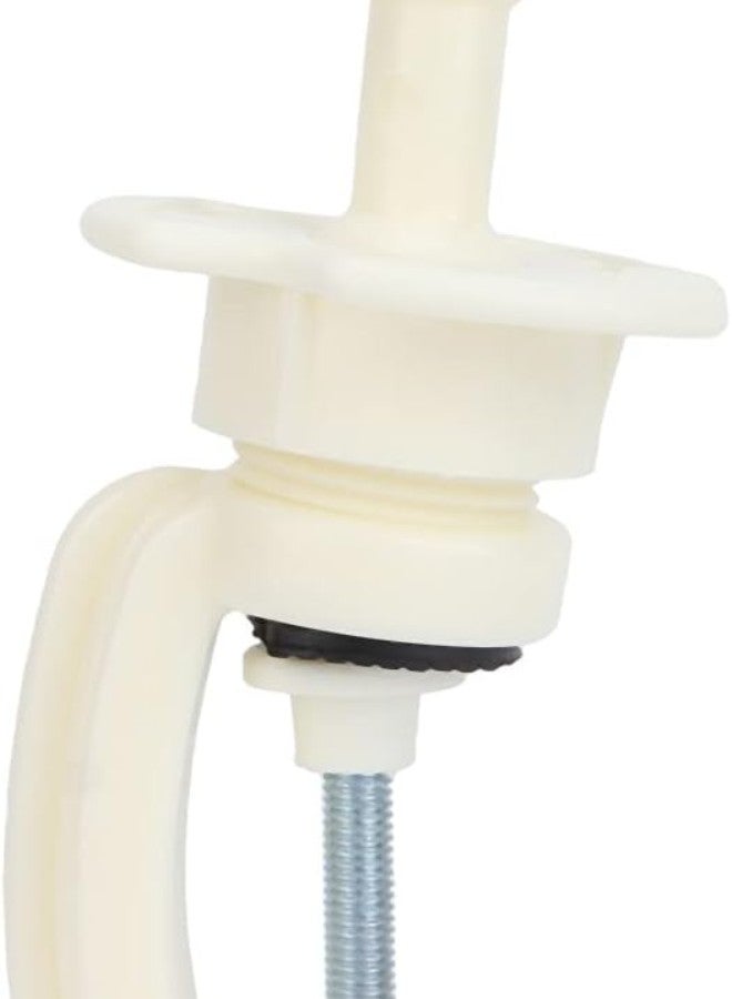 klarako Portable Wig Mannequin Head Stand Adjustable Hairdressing False Head Mold Stand Bracket Plastic - Image 2