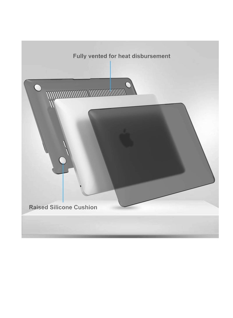 Case for MacBook Pro 13-inch Case 2020 2019 2018 2017 2016 Release A2338 M1 A2289 A2251 A2159 A1989 A1706 A1708, Hard Case Shell Cover for MacBook Pro 13-inch 13.3 case Black - Image 5