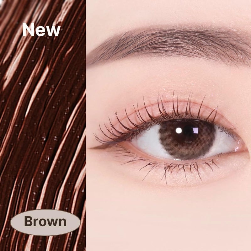 HEIMISH Dailism Smudge Stop Mascara, Curling & Lengthening, Long-lasting, Waterproof, Smudge-proof, Non-Clumping, Washable Cleansing Korean Mascara, 0.32oz/9g - Brown Curling - Image 5