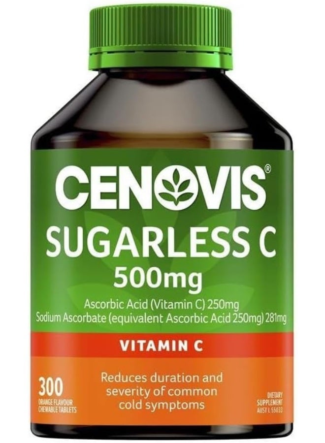 Cenovis Vitamin C 500Mg Sugarless 300 Tablets - Image 1