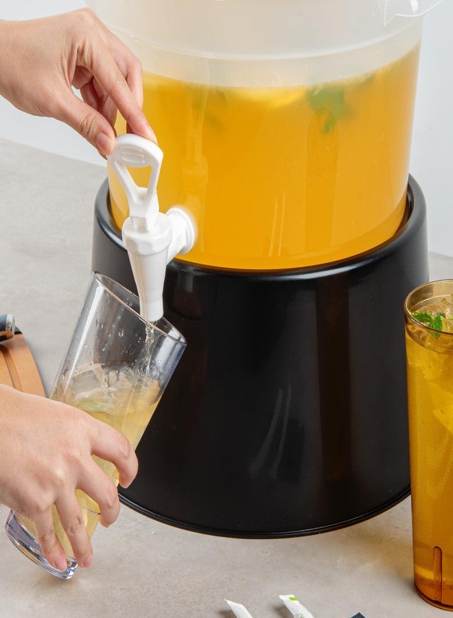 ريستورنت وير أدوات المطاعم - القاعدة فقط: قاعدة موزع مشروبات Bev Tek، عبوة من حامل متين واحد - يُباع الموزع بشكل منفصل، لموزعات 3 و6 جالون، بلاستيك أسود، قابل للغسل في الأطباق - Image 5