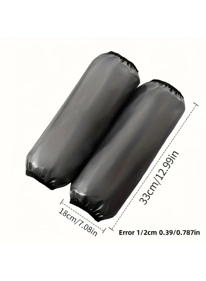 Durable PVC Sleeve Covers White Elastic Fit For Kitchen Office And Outdoor Use - Image 4